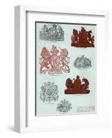 British Coats of Arms-null-Framed Art Print