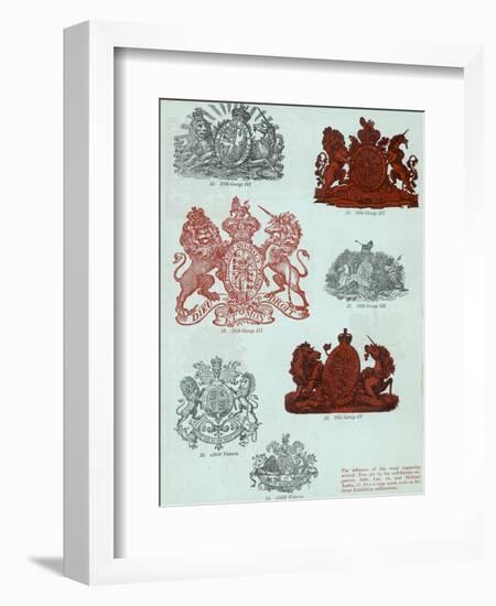 British Coats of Arms-null-Framed Art Print