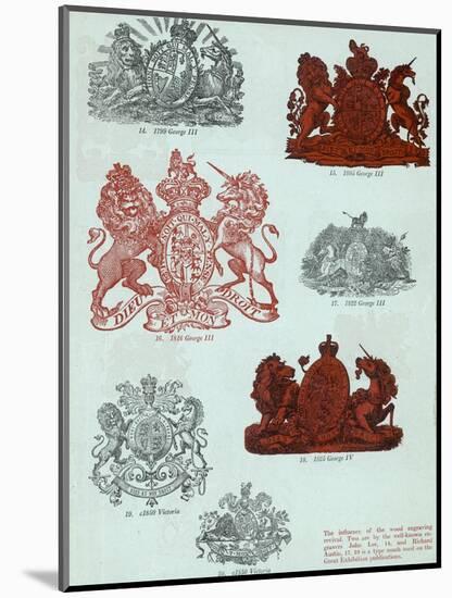 British Coats of Arms-null-Mounted Art Print