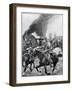 British Colonial Troops Burning a Rebel Boer's Farm, 2nd Boer War 1899-1902-Richard Caton Woodville II-Framed Giclee Print