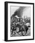 British Colonial Troops Burning a Rebel Boer's Farm, 2nd Boer War 1899-1902-Richard Caton Woodville II-Framed Giclee Print