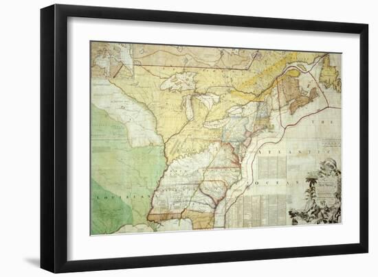 British Colonies in North America-null-Framed Giclee Print