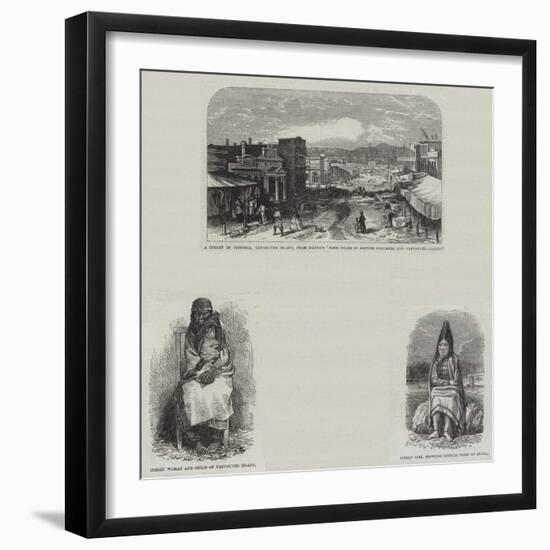 British Columbia and Vancouver Island-null-Framed Giclee Print