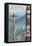 British Columbia, Canada - Totem Pole-Lantern Press-Framed Stretched Canvas