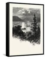 British Columbia, Esquimalt Harbour, Canada, Nineteenth Century-null-Framed Stretched Canvas