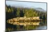 British Columbia. Rocky islands reflect in the water of Canada's inside passage.-Brenda Tharp-Mounted Photographic Print