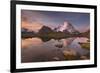 British Columbia. Sunrise over Mount Robson, highest mountain in the Canadian Rockies-Alan Majchrowicz-Framed Photographic Print