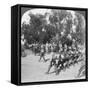 British Commanders Reviewing Troops Entering Kroonstadt, South Africa, Boer War, 1901-Underwood & Underwood-Framed Stretched Canvas