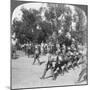 British Commanders Reviewing Troops Entering Kroonstadt, South Africa, Boer War, 1901-Underwood & Underwood-Mounted Giclee Print