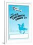 British Continental Airways-null-Framed Art Print