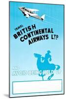 British Continental Airways-null-Mounted Art Print