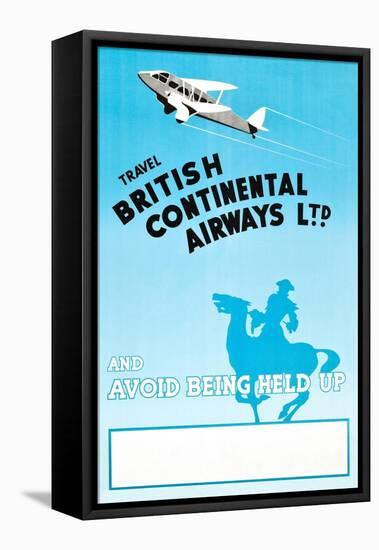 British Continental Airways-null-Framed Stretched Canvas