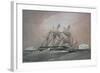 British Corvette HMS Challenger-null-Framed Giclee Print