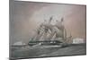 British Corvette HMS Challenger-null-Mounted Premium Giclee Print