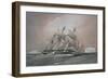 British Corvette HMS Challenger-null-Framed Giclee Print