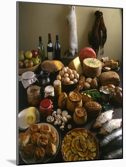 British Country Fare-null-Mounted Art Print