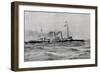 British Cruiser Hawke First Class, Photo by Danesi, 19th Century-null-Framed Giclee Print