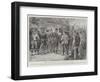 British Cyclists in Normandy, Receiving Consignations at a Customs Post-null-Framed Giclee Print