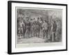 British Cyclists in Normandy, Receiving Consignations at a Customs Post-null-Framed Giclee Print