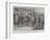 British Cyclists in Normandy, Receiving Consignations at a Customs Post-null-Framed Giclee Print