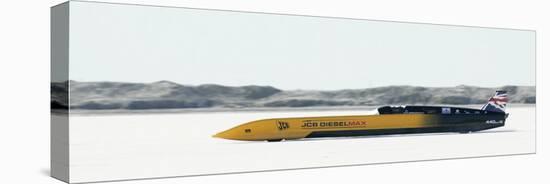 British Driver Andy Green Goes for a New Unofficial World Diesel Powered Land Speed Record-Douglas C. Pizac-Stretched Canvas