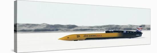 British Driver Andy Green Goes for a New Unofficial World Diesel Powered Land Speed Record-Douglas C. Pizac-Stretched Canvas
