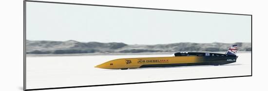 British Driver Andy Green Goes for a New Unofficial World Diesel Powered Land Speed Record-Douglas C. Pizac-Mounted Photographic Print