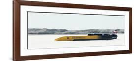 British Driver Andy Green Goes for a New Unofficial World Diesel Powered Land Speed Record-Douglas C. Pizac-Framed Photographic Print