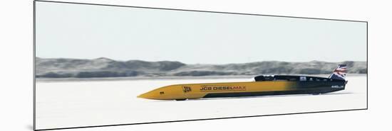 British Driver Andy Green Goes for a New Unofficial World Diesel Powered Land Speed Record-Douglas C. Pizac-Mounted Photographic Print