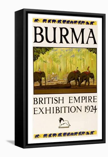 British Empire Exhibition - Burma-null-Framed Stretched Canvas