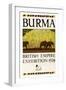 British Empire Exhibition - Burma-null-Framed Art Print