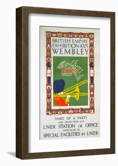 British Empire Exhibition-null-Framed Art Print