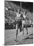 British Empire Games, Runners John Landy and Roger Bannister Competing-Ralph Morse-Mounted Premium Photographic Print