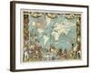 British Empire In 1886-Vintage Lavoie-Framed Giclee Print