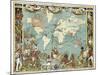 British Empire In 1886-Vintage Lavoie-Mounted Giclee Print