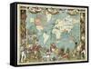 British Empire In 1886-Vintage Lavoie-Framed Stretched Canvas