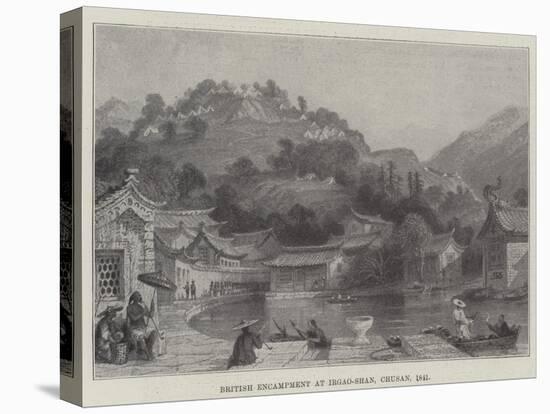 British Encampment at Irgao-Shan, Chusan, 1841-null-Stretched Canvas