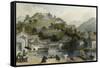 British Encampment Irgao Shan-Thomas Allom-Framed Stretched Canvas