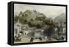 British Encampment Irgao Shan-Thomas Allom-Framed Stretched Canvas