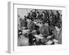 British Enlisted Women Learning Morse Code in Classroom, Ca. 1942-null-Framed Photo