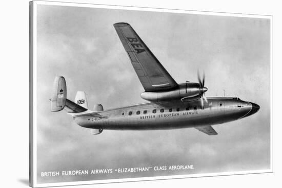 British European Airways 'Elizabethan' Class Aeroplane, 20th Century-null-Stretched Canvas
