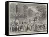 British Excursionists in the Champs Elysees, the Wooden Horses-null-Framed Stretched Canvas