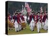 British Fife and Drum Corps Takes the Field in a Reenactment of the Surrender at Yorktown-null-Stretched Canvas