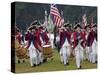 British Fife and Drum Corps Takes the Field in a Reenactment of the Surrender at Yorktown-null-Stretched Canvas