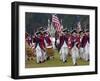British Fife and Drum Corps Takes the Field in a Reenactment of the Surrender at Yorktown-null-Framed Photographic Print