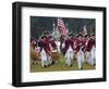 British Fife and Drum Corps Takes the Field in a Reenactment of the Surrender at Yorktown-null-Framed Photographic Print