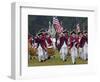 British Fife and Drum Corps Takes the Field in a Reenactment of the Surrender at Yorktown-null-Framed Photographic Print