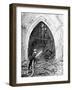 British Firefighters Damping Down a Bombed Church, World War II, June 1940-null-Framed Giclee Print