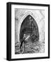 British Firefighters Damping Down a Bombed Church, World War II, June 1940-null-Framed Giclee Print