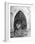 British Firefighters Damping Down a Bombed Church, World War II, June 1940-null-Framed Giclee Print